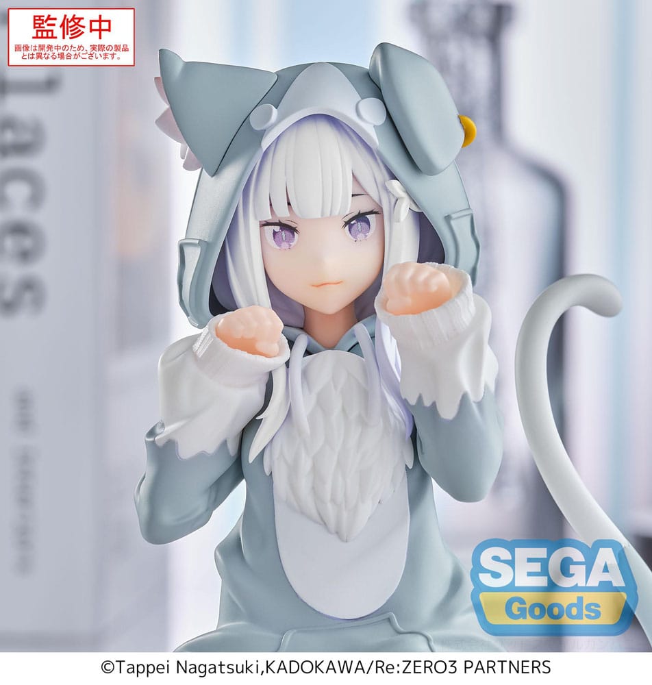 Re:Zero Starting Life in Another World Yumemirize PVC Statue Emilia Mofumofu Pack 11 cm - MangaShop.ro