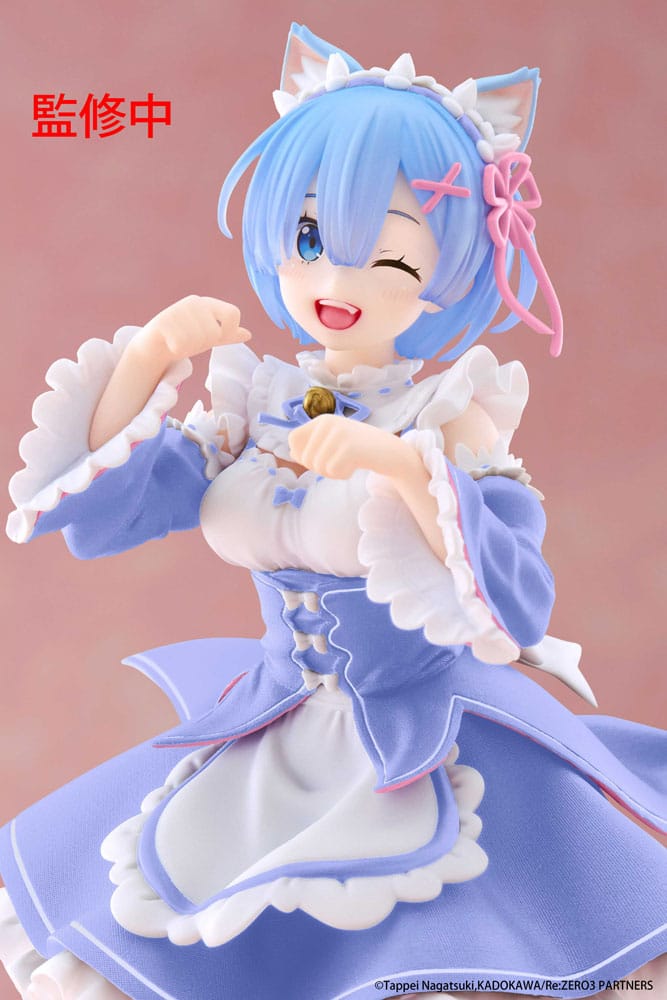 Re:Zero Starting Life in Another World Coreful PVC Statue Rem Cat Maid Ver. Renewal 18 cm - MangaShop.ro
