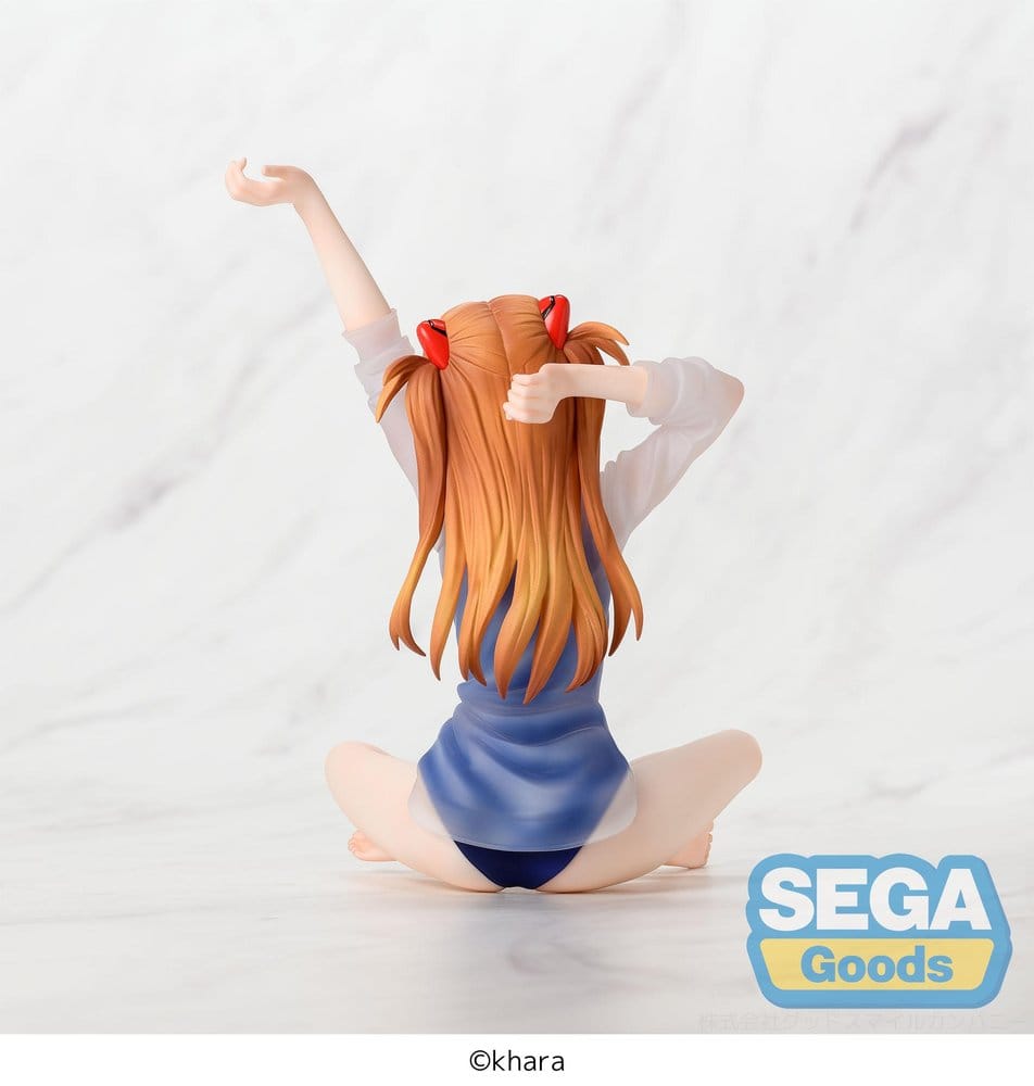 Rebuild of Evangelion Yumemirize PVC Figure Asuka Shikinami Langley School Swimsuit Ver. 16 cm - MangaShop.ro