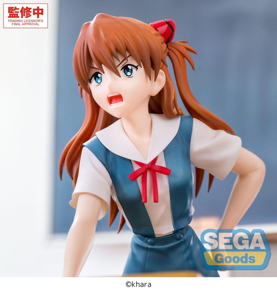 Evangelion: New Theatrical Edition XStellar PVC Figure Asuka Shikinami Langley Uniform Ver. 19 cm - MangaShop.ro