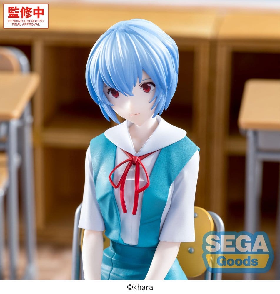 Evangelion: New Theatrical Edition XStellar PVC Figure Rei Ayanami Uniform Ver. 16 cm - MangaShop.ro