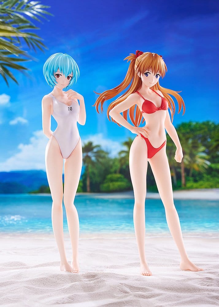 Rebuild of Evangelion Pop Up Parade Beach Queens Rei Ayanami (One-Piece Style) L Size 22 cm - MangaShop.ro