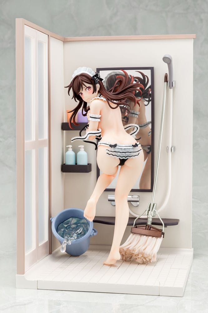Rent-A-Girlfriend PVC Statue 1/6 Chizuru Mizuhara Maid Bikini de cleanup 24 cm - MangaShop.ro