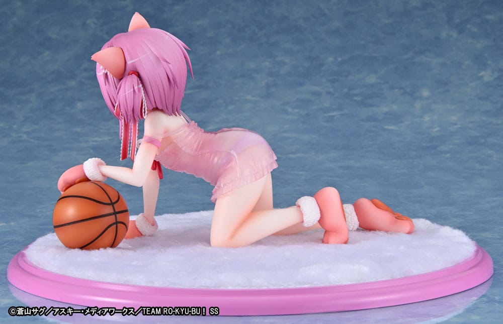 Ro-Kyu-Bu: Fast Break! PVC Statue 1/7 Tomoka Minato Kemomimi Lingerie Ver. 18 cm - MangaShop.ro