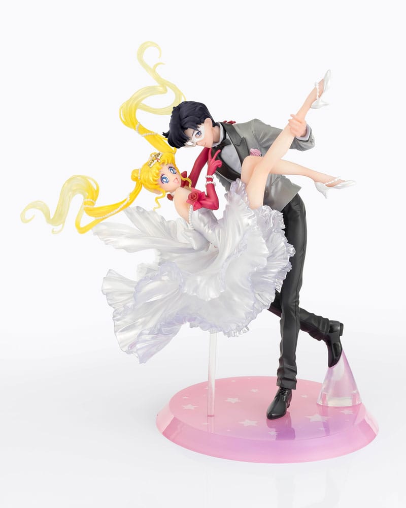 Sailor Moon FiguartsZERO Chouette PVC Statue Usagi & Tuxedo Mask Moonlight Glow Edition 24 cm - MangaShop.ro