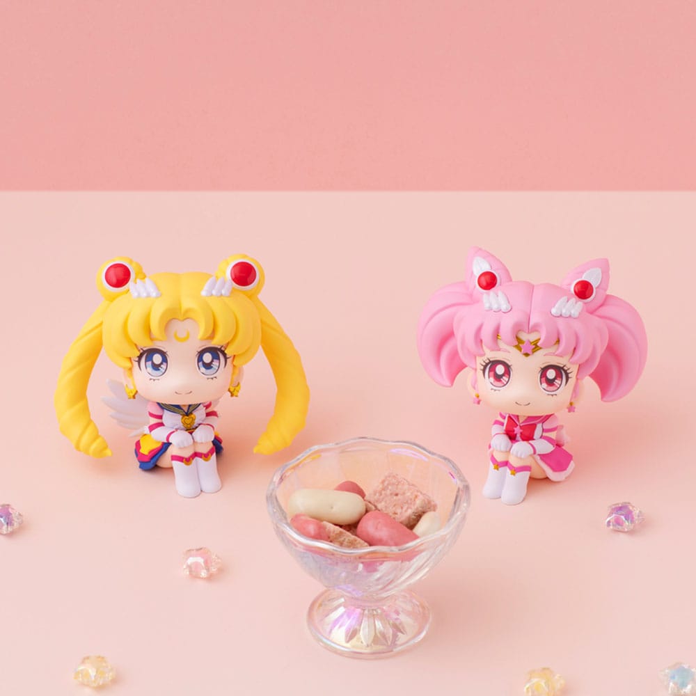 Sailor Moon Cosmos The Movie Look Look Up PVC Statues Eternal Sailor Moon & Eternal Sailor Chibi Moon LTD Ver. 11 cm - MangaShop.ro