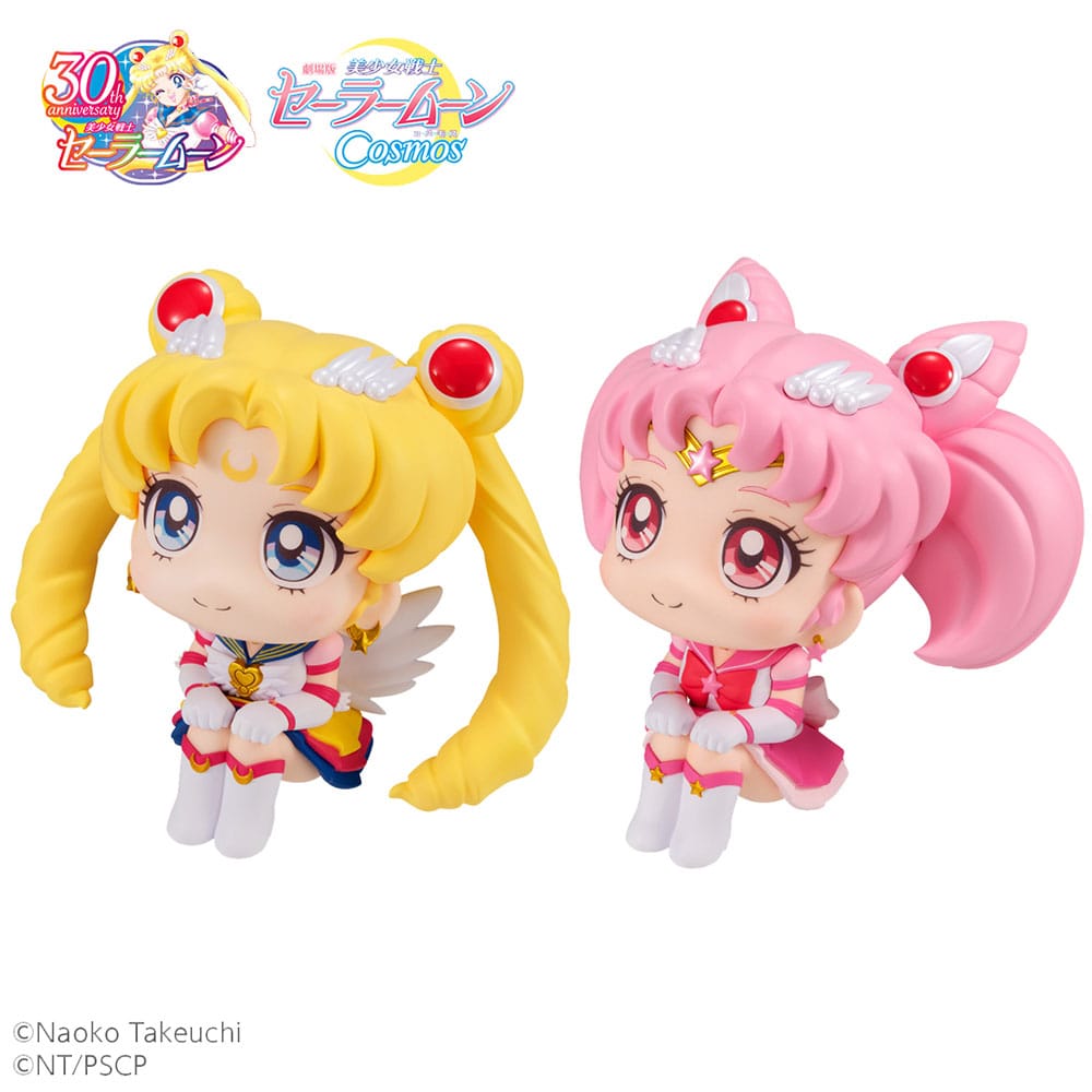 Sailor Moon Cosmos The Movie Look Look Up PVC Statues Eternal Sailor Moon & Eternal Sailor Chibi Moon LTD Ver. 11 cm - MangaShop.ro