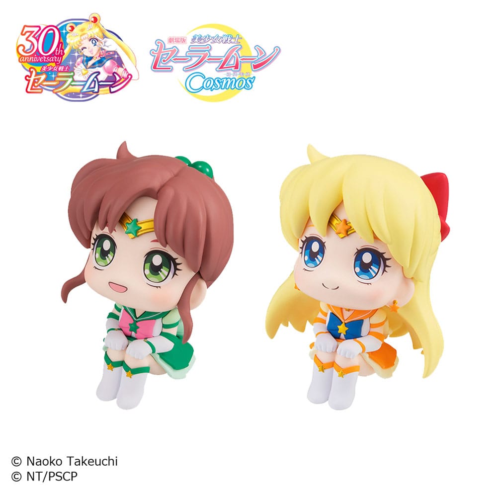 Sailor Moon Look Up PVC Statue Eternal Sailor Jupiter & Eternal Sailor Venus 11 cm - MangaShop.ro