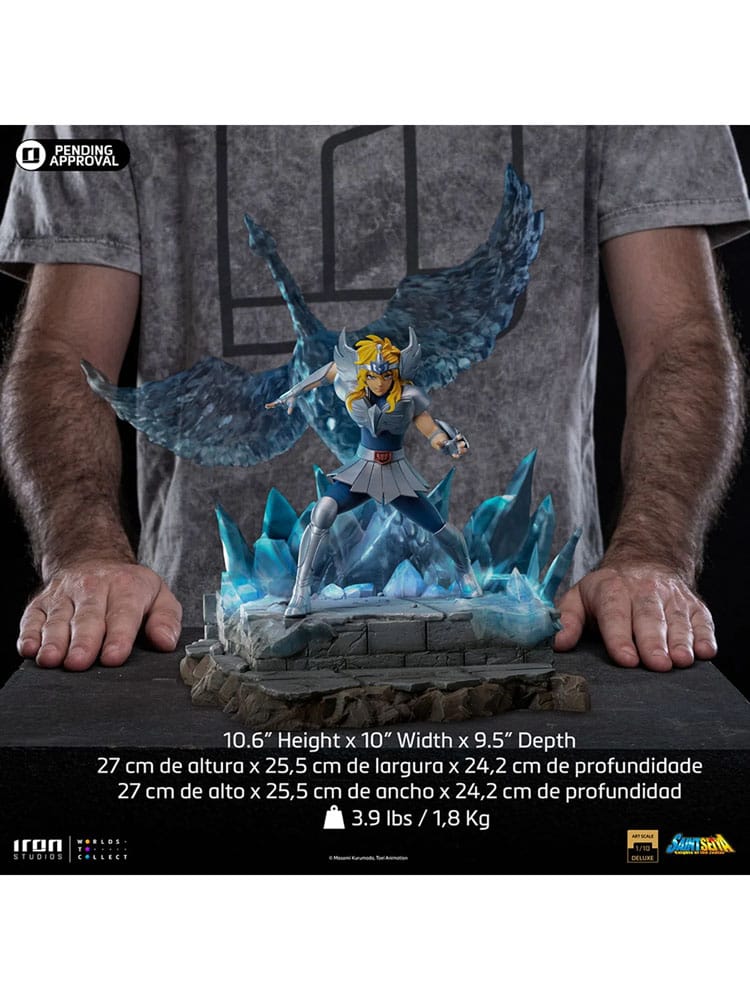 Saint Seiya Deluxe BDS Art Scale Statue 1/10 Cygnus Hyoga 27 cm - MangaShop.ro