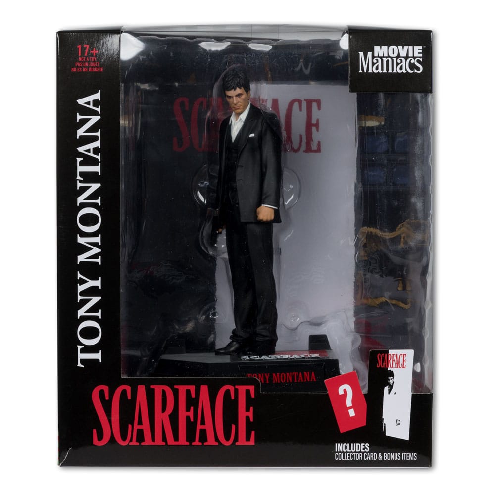 Scarface Movie Maniacs PVC Statue Tony Montana 17 cm - MangaShop.ro