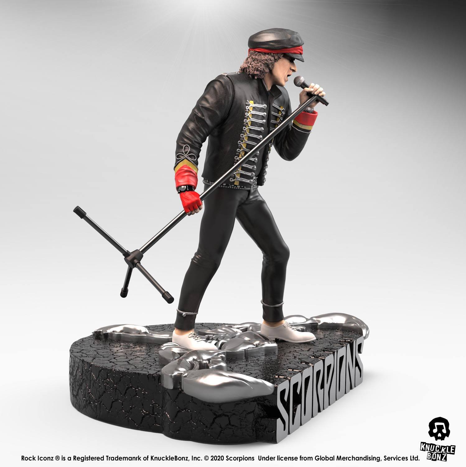 Scorpions Rock Iconz Statue Klaus Meine Limited Edition 22 cm - MangaShop.ro