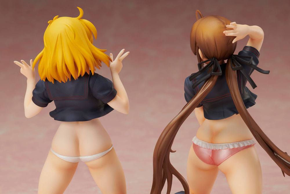 Senran Kagura NewWave Gburst PVC Statue 1/10 Ryobi x Ryona Bare Body Sailor Uniform Ver. 19 cm - MangaShop.ro