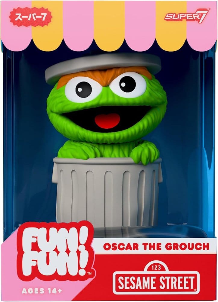 Sesame Street Fun! Fun! Soft Vinyl Figur Wave 01 - Oscar the Grouch 18 cm - MangaShop.ro