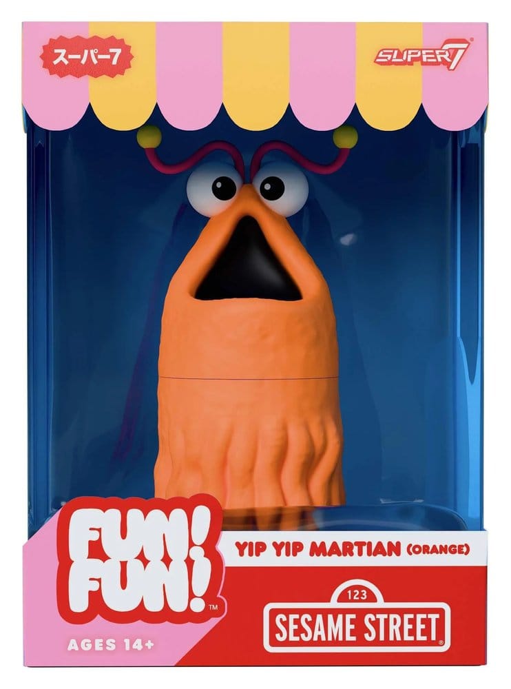 Sesame Street Fun! Fun! Vinyl Action Figure Yip Yip Martian (Orange) 18 cm - MangaShop.ro