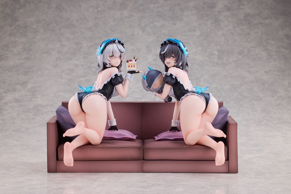 Snowbreak Containment Zone PVC Statues 2-Pack 1/6 Cherno & Meursault Apprentice Maid Ver. Deluxe Edition 19 cm - MangaShop.ro