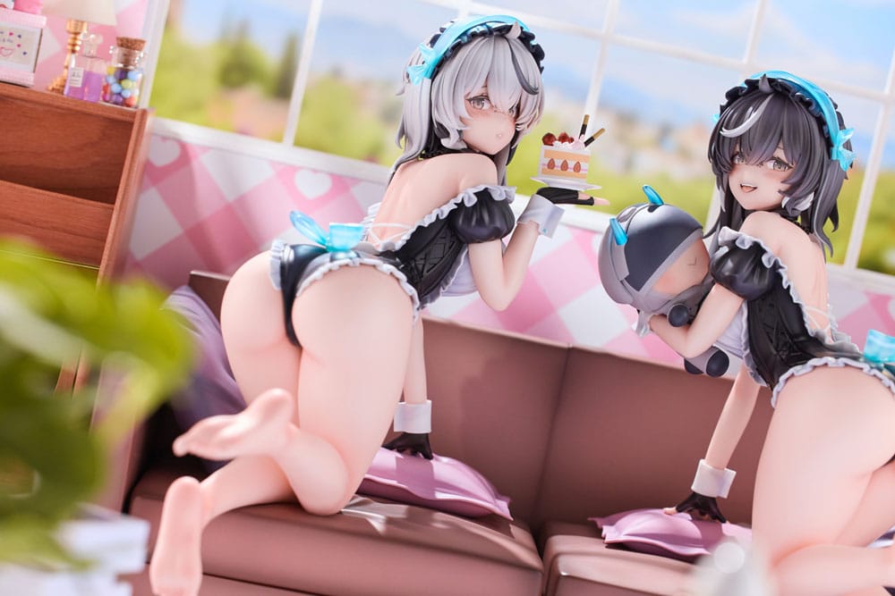 Snowbreak Containment Zone PVC Statues 2-Pack 1/6 Cherno & Meursault Apprentice Maid Ver. Deluxe Edition 19 cm - MangaShop.ro