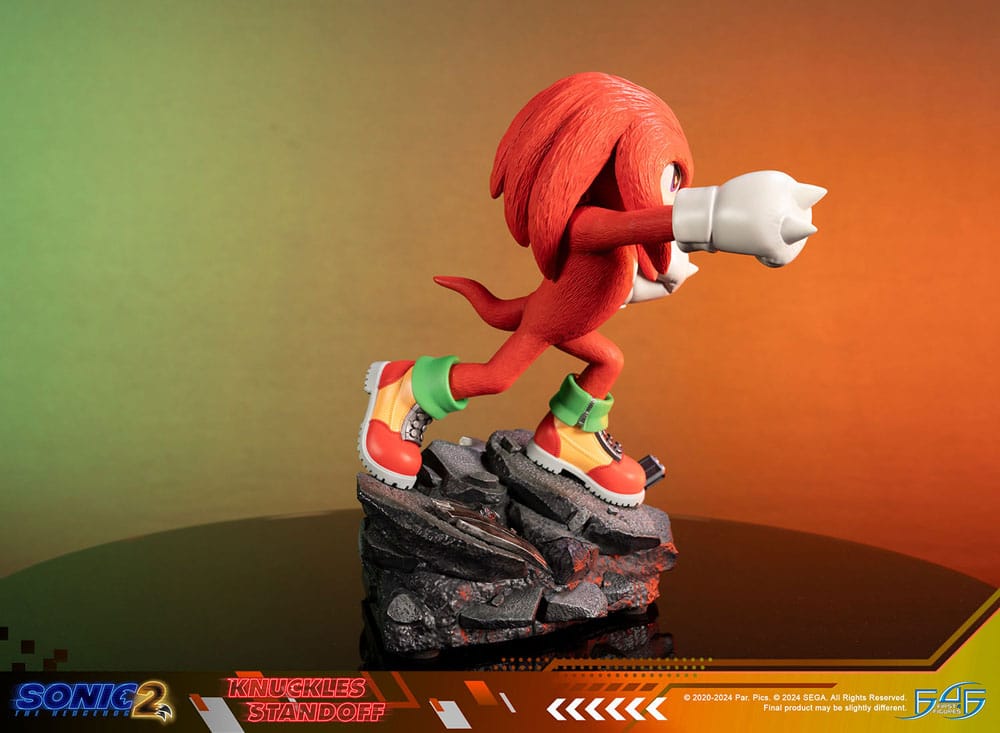 Sonic the Hedgehog 2 Statue Knuckles Standoff 30 cm - MangaShop.ro