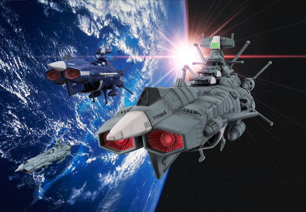Space Battleship Yamato 2202 Statue Cosmofleet SP Aircraft Warriors of Love U.N.C.F. AAA-1 Andromeda Re. 19 cm - MangaShop.ro