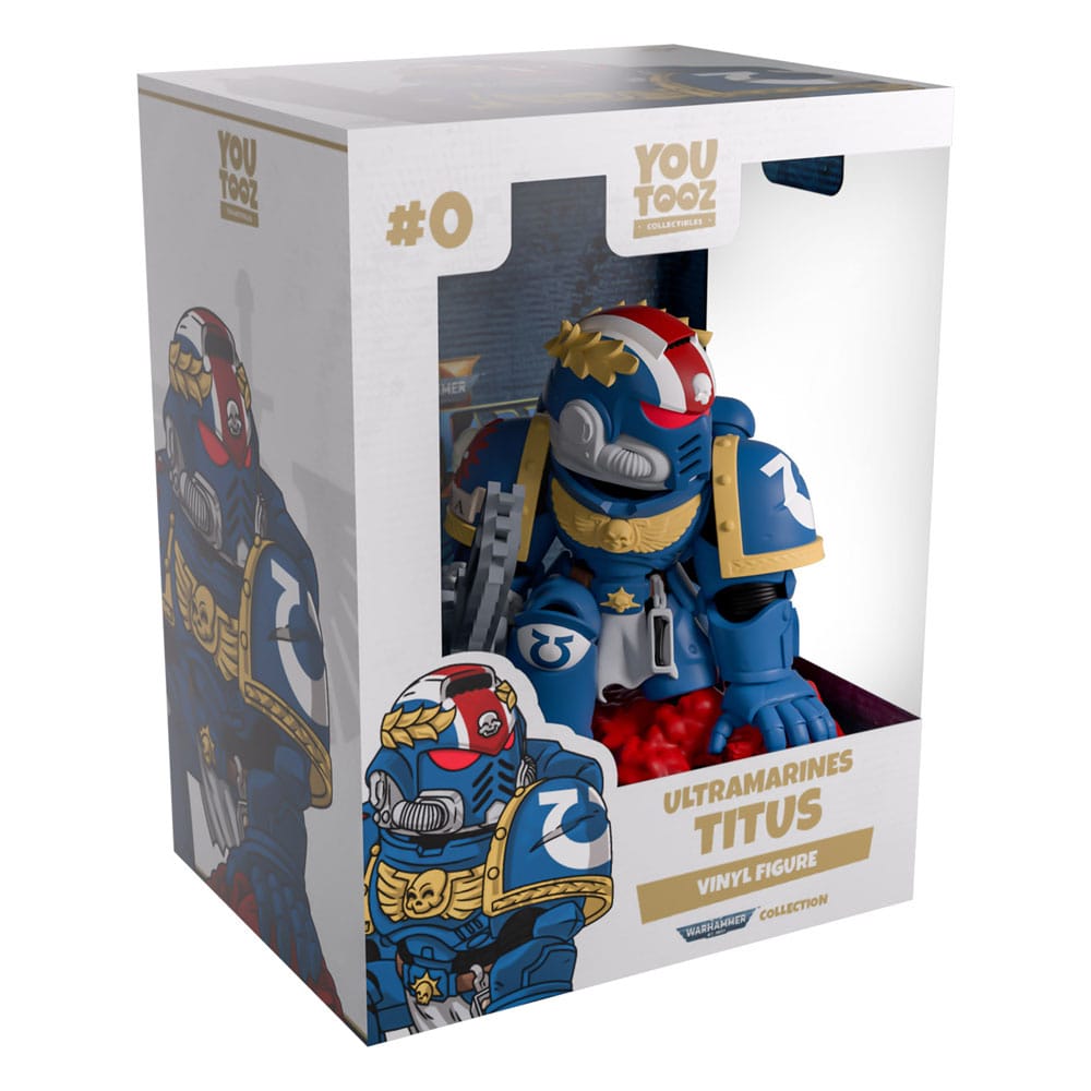 Space Marine 2 Vinyl Figure Ultramarines Titus 10 cm - MangaShop.ro