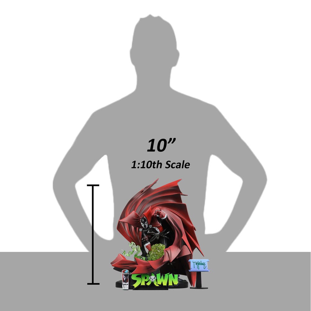 Spawn Statue 1/10 Spawn #1 (Black White & Red All Over) 24 cm - MangaShop.ro