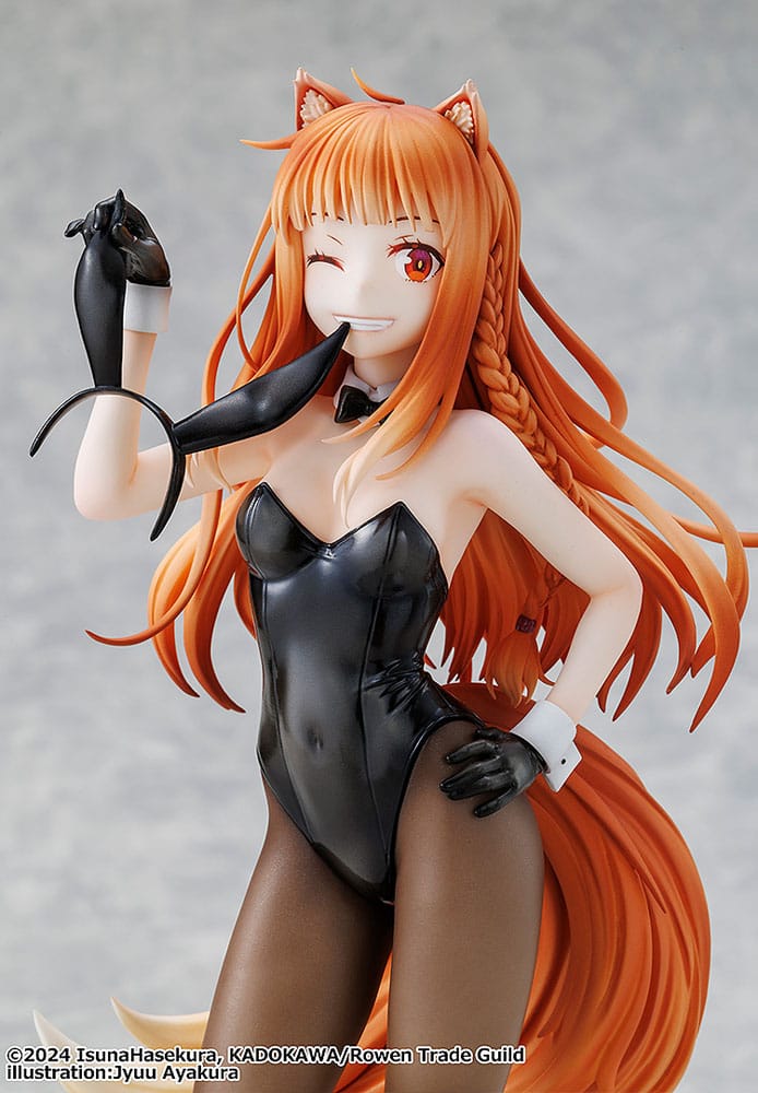Spice and Wolf: Merchant Meets the Wise Wolf PVC Statue 1/7 Holo Light Novel bunny Ver. illustration by Jyuu Ayakura 23 cm - MangaShop.ro