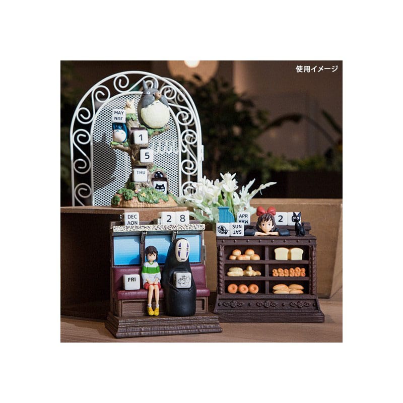 Spirited Away Statue Three-wheeler Diorama / Calendar Take Unabara Train 11 cm - MangaShop.ro