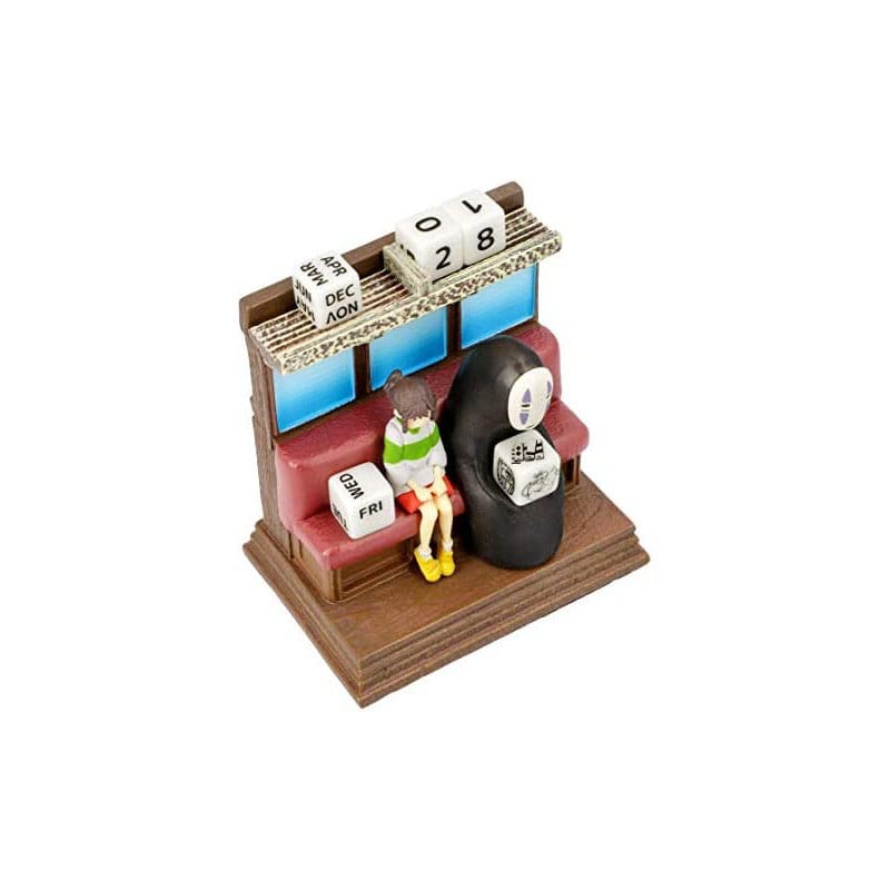 Spirited Away Statue Three-wheeler Diorama / Calendar Take Unabara Train 11 cm - MangaShop.ro
