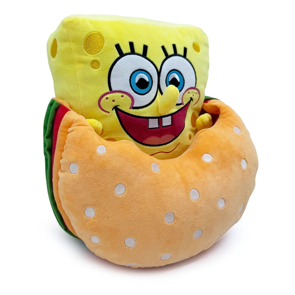 SpongeBob SquarePants Plush Figure Krabby Patty 22 cm - MangaShop.ro