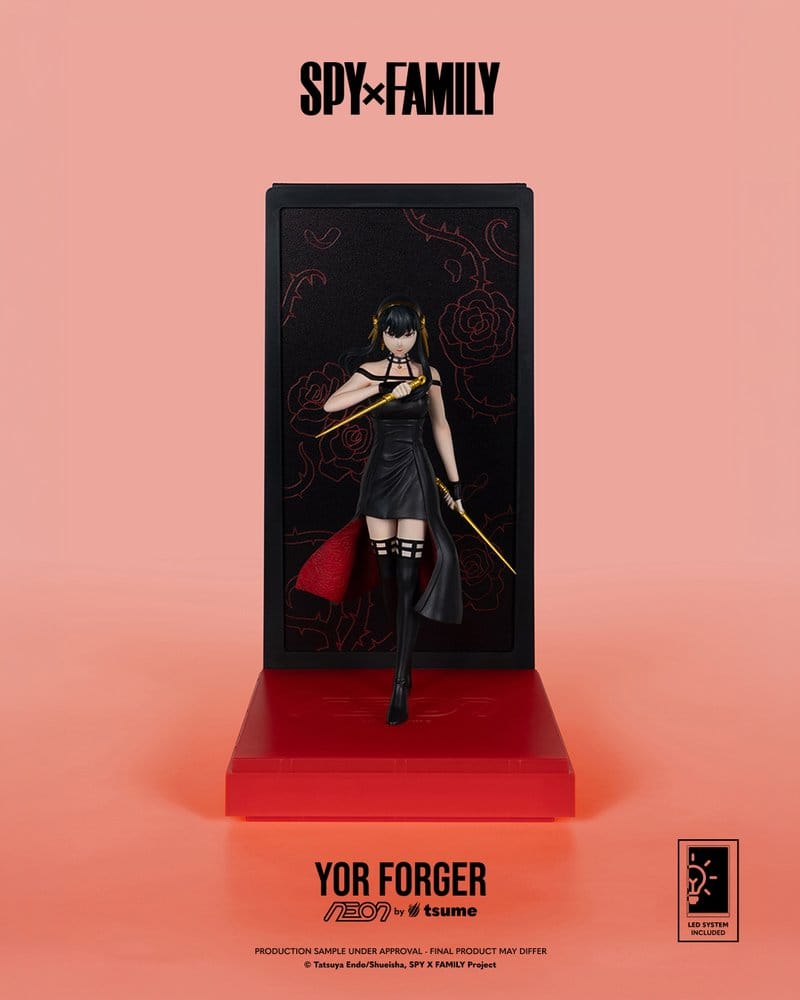 Spy x Family Neon Figure 1/9 Yor Forger 20 cm - MangaShop.ro