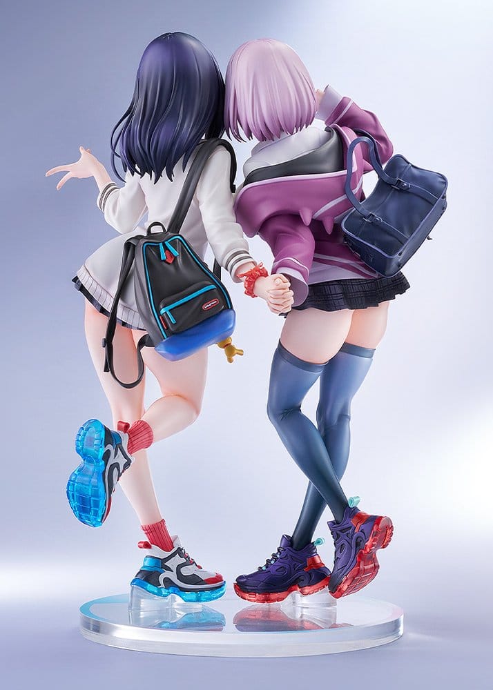 SSSS.GridmanPVC Statues 1/7 2-Pack Rikka Takarada & Akane Shinjo feat. toridamono 22 cm - MangaShop.ro