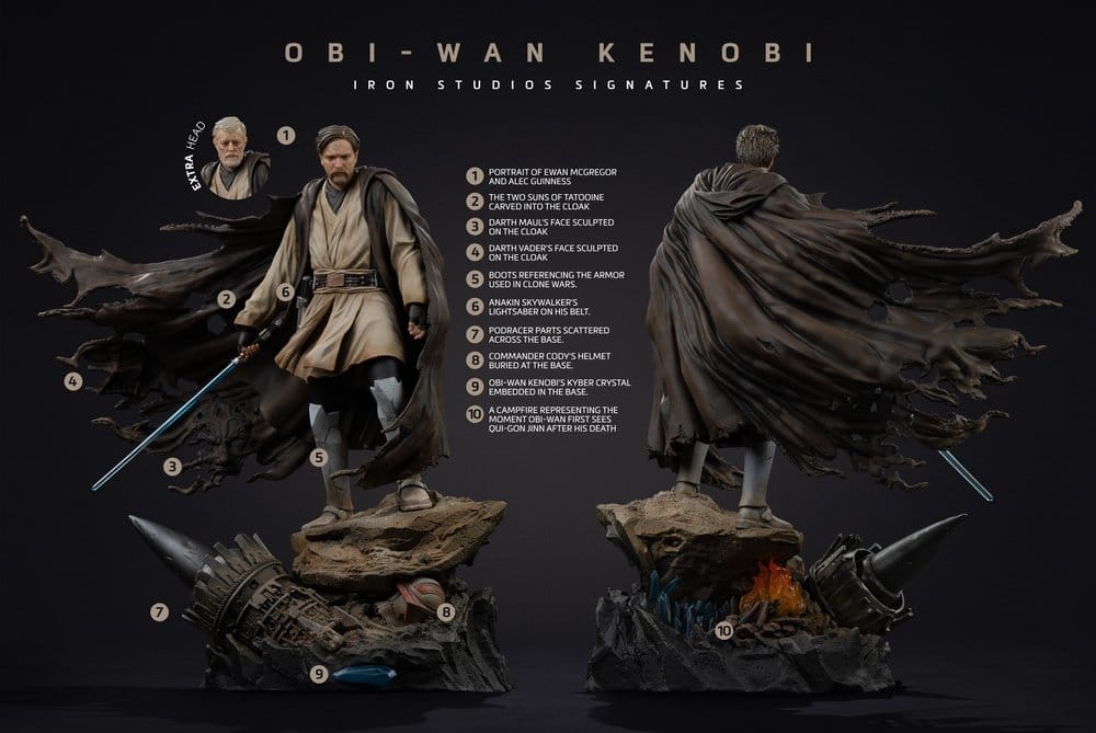 Star Wars Art Scale Statue 1/10 Obi-Wan Signatures 26 cm - MangaShop.ro