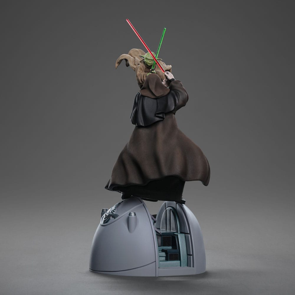 Star Wars Deluxe Art Scale Statue 1/10 Yoda vs Emperor Palpatine (CCXP Exclusive 2024) 31 cm - MangaShop.ro