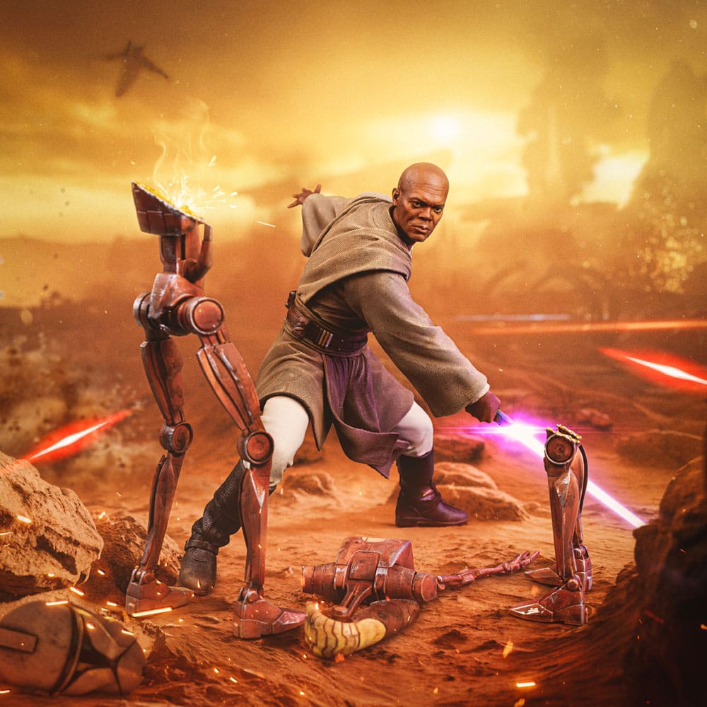 Star Wars Art Scale Statue 1/10 Mace Windu 18 cm - MangaShop.ro