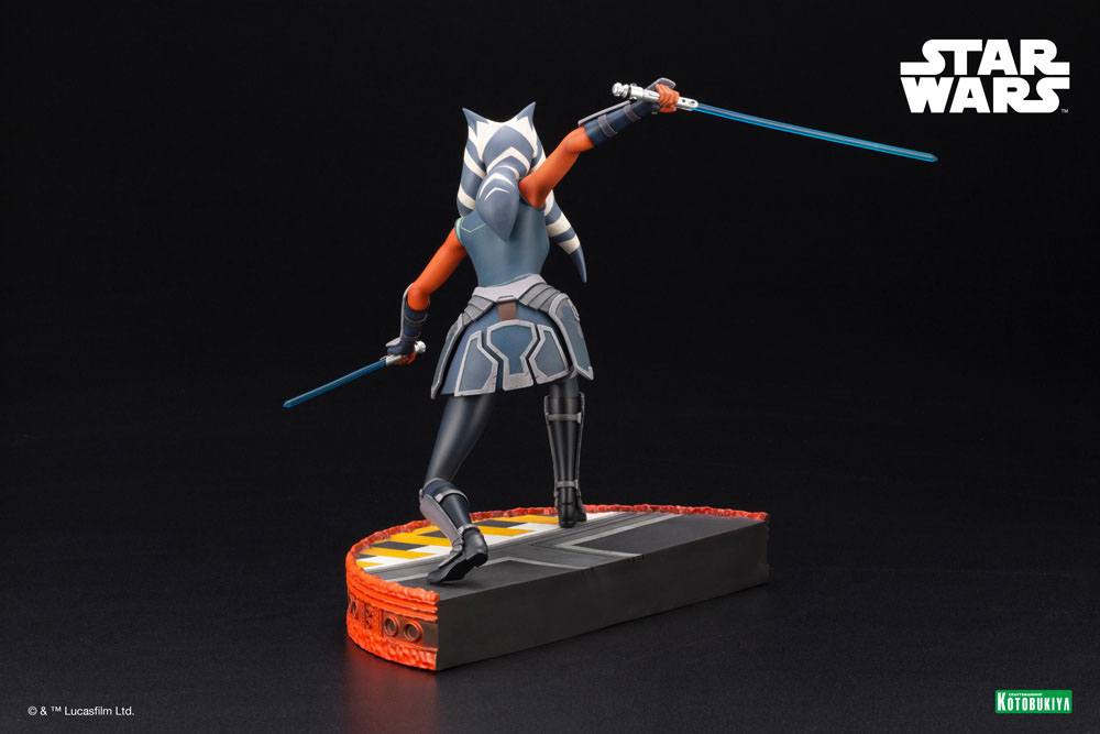 Star Wars The Clone Wars ARTFX PVC Statue 1/7 Ahsoka Tano Escape from the Clones 24 cm - MangaShop.ro