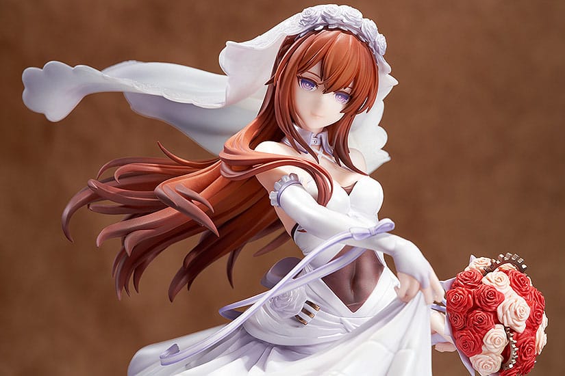 Steins Gate PVC Statue 1/7 Kurisu Makise: Wedding Dress Ver. 26 cm - MangaShop.ro