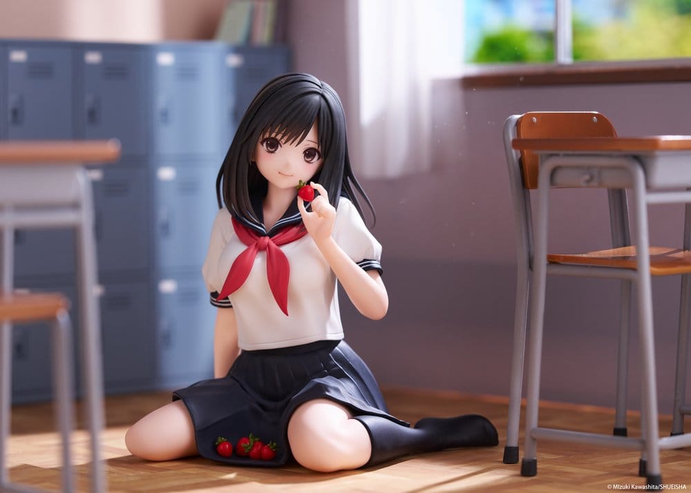 Strawberry 100% Desktop Cute PVC Figure Aya Tojo (School uniform Ver.) 13 cm - MangaShop.ro