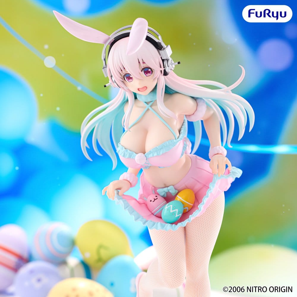 Super Sonico BiCute Bunnies PVC Figure Pastel Easter Ver. 29 cm - MangaShop.ro