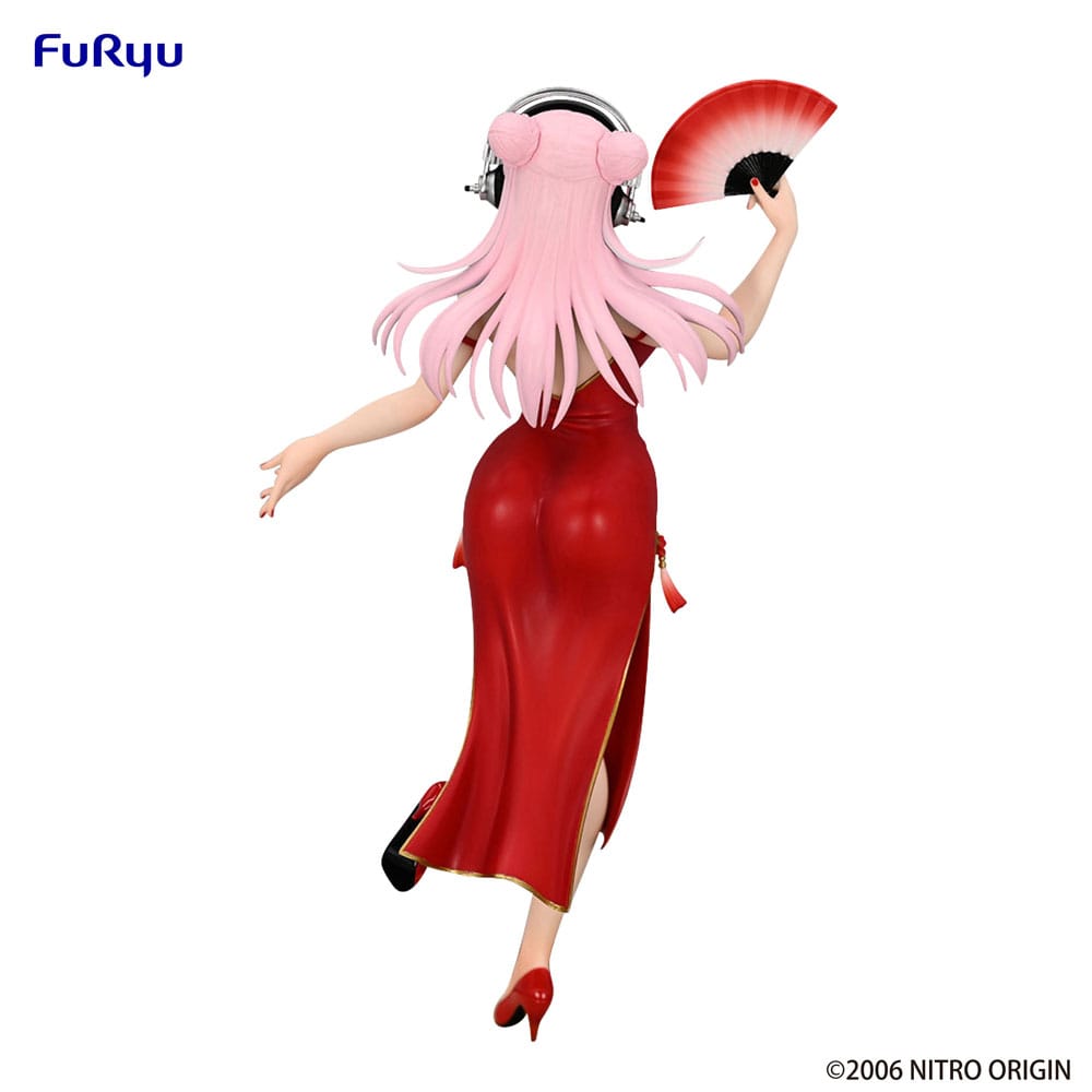 Super Sonico Trio-Try-iT PVC Statue China Dress Ver. 21 cm - MangaShop.ro