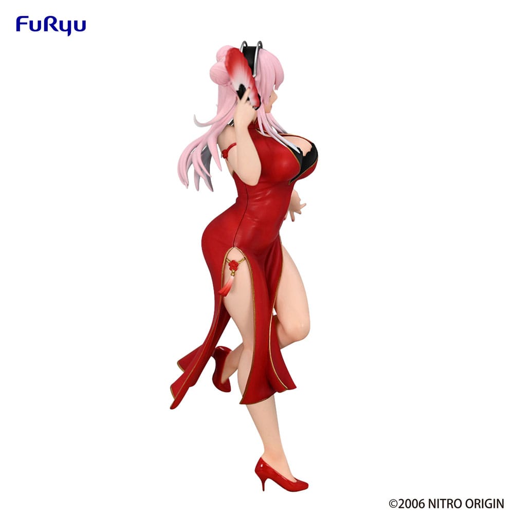 Super Sonico Trio-Try-iT PVC Statue China Dress Ver. 21 cm - MangaShop.ro