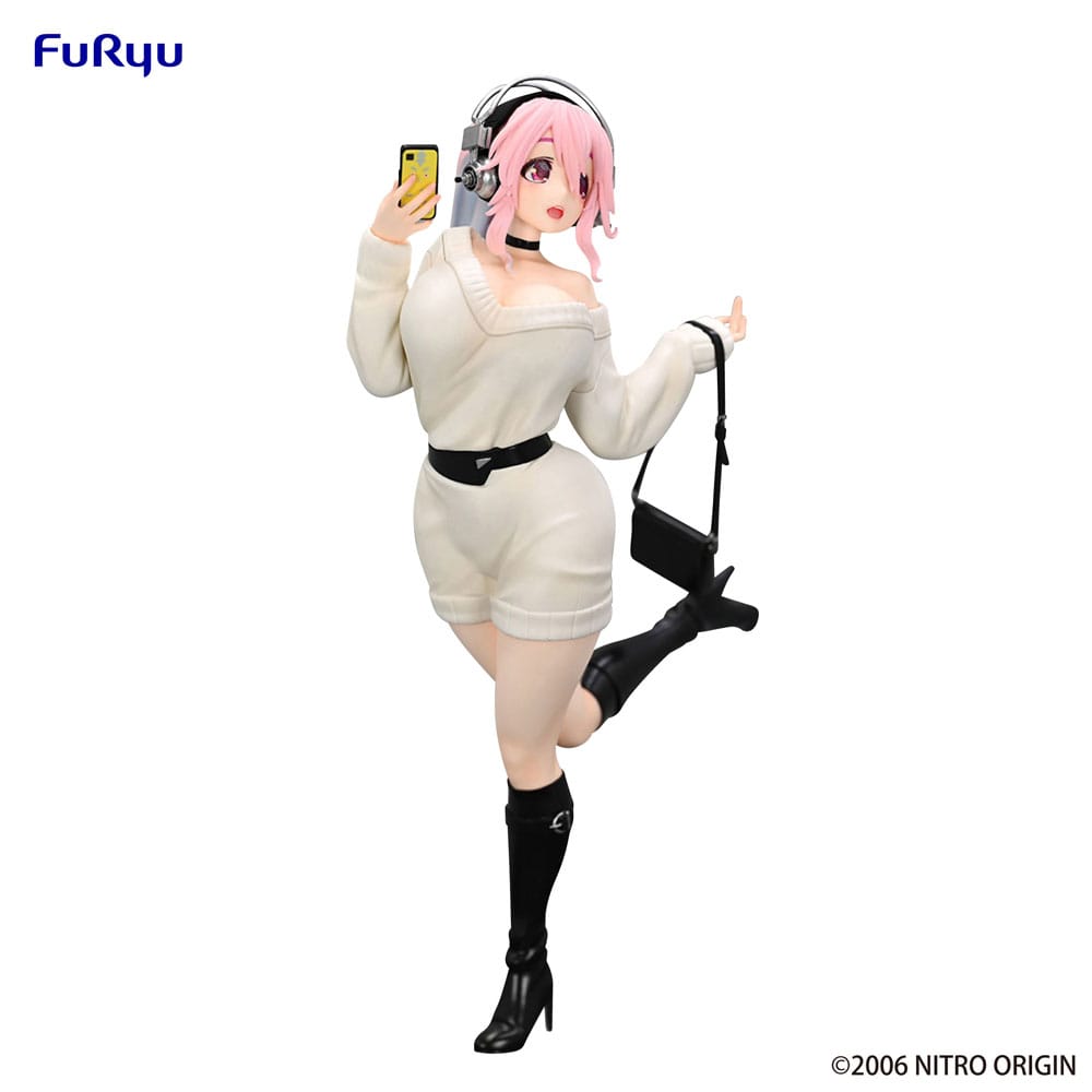 Super Sonico Trio-Try-iT PVC Statue Winter Memory Ver. 21 cm - MangaShop.ro