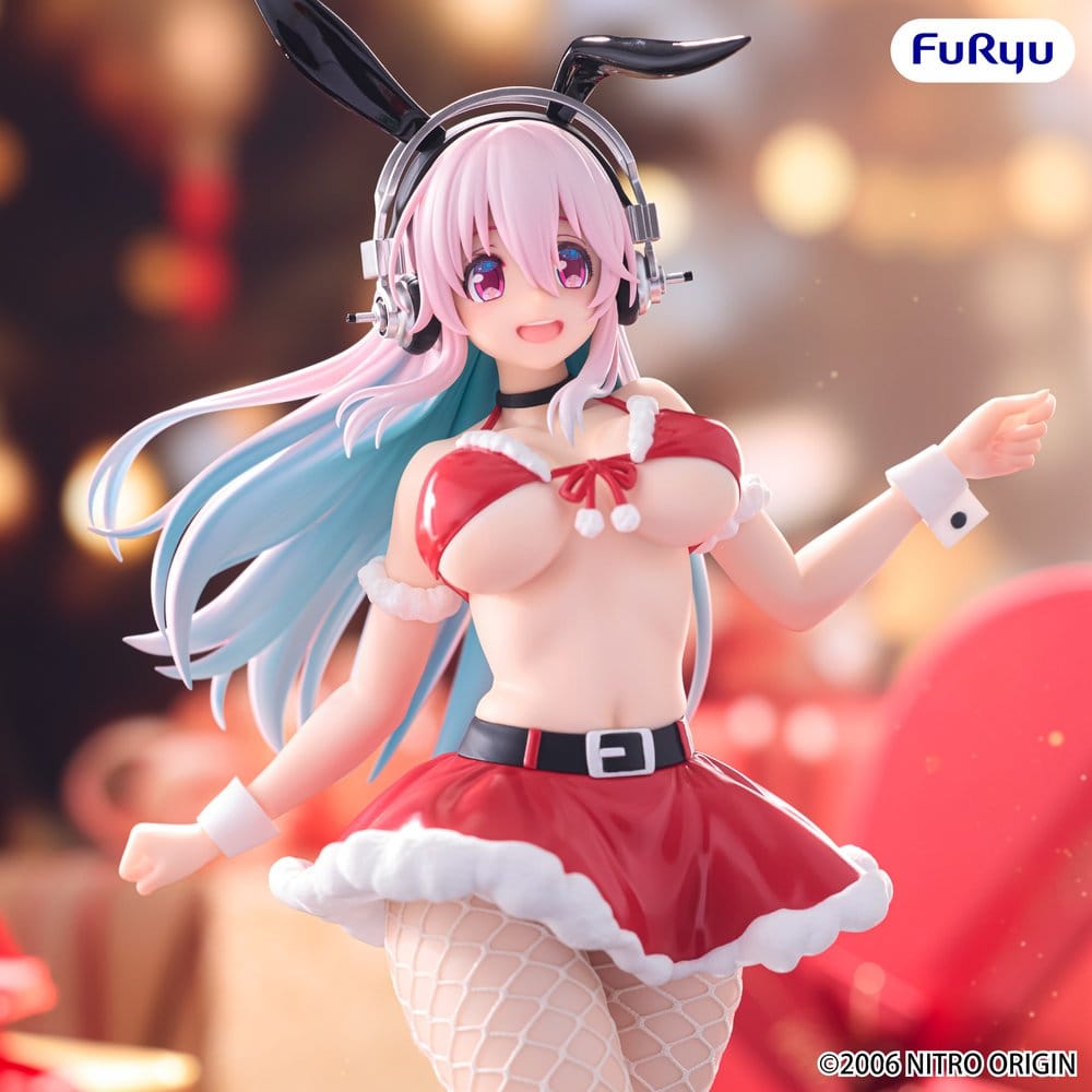 Super Sonico BiCute Bunnies PVC Figure Santa Ver. 30 cm - MangaShop.ro