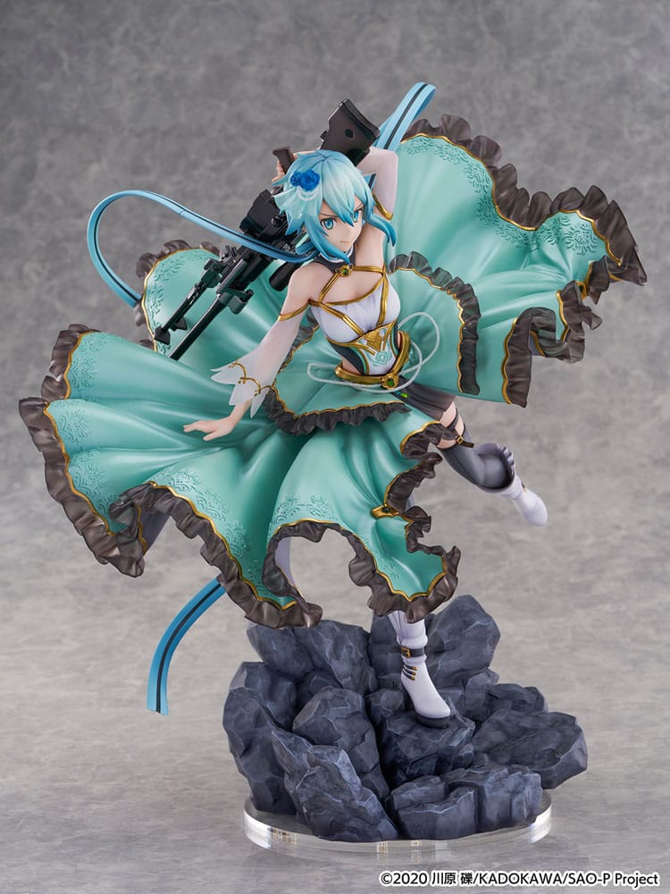 Sword Art Online SHIBUYA SCRAMBLE FIGURE PVC Statue 1/7 Sinon Crystal Dress Ver. 29 cm - MangaShop.ro