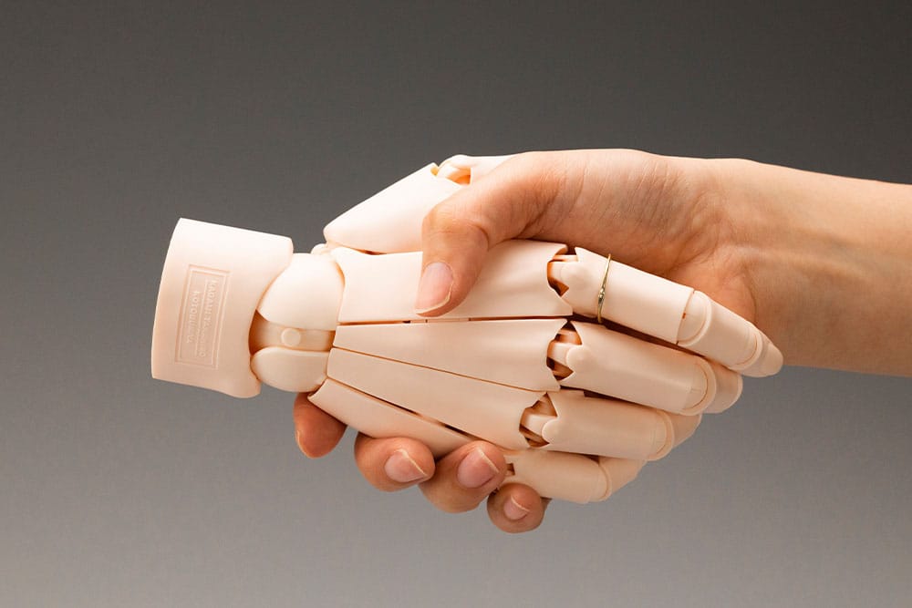 Takahiro Kagami PVC Artist Support Item Hand 1/1 Model/R Pale Orange 21 cm - MangaShop.ro