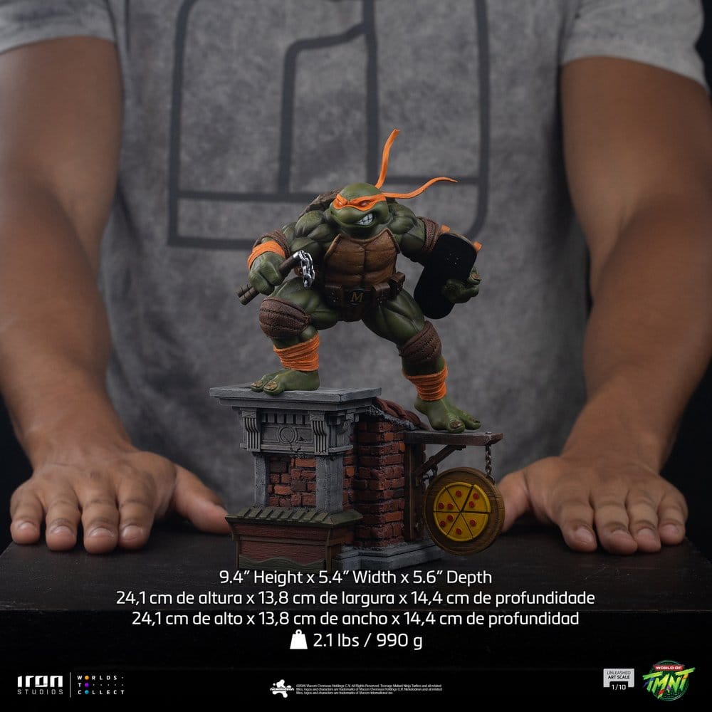 Teenage Mutant Ninja Turtles Art Scale Statue 1/10 Michelangelo Unleashed 24 cm - MangaShop.ro