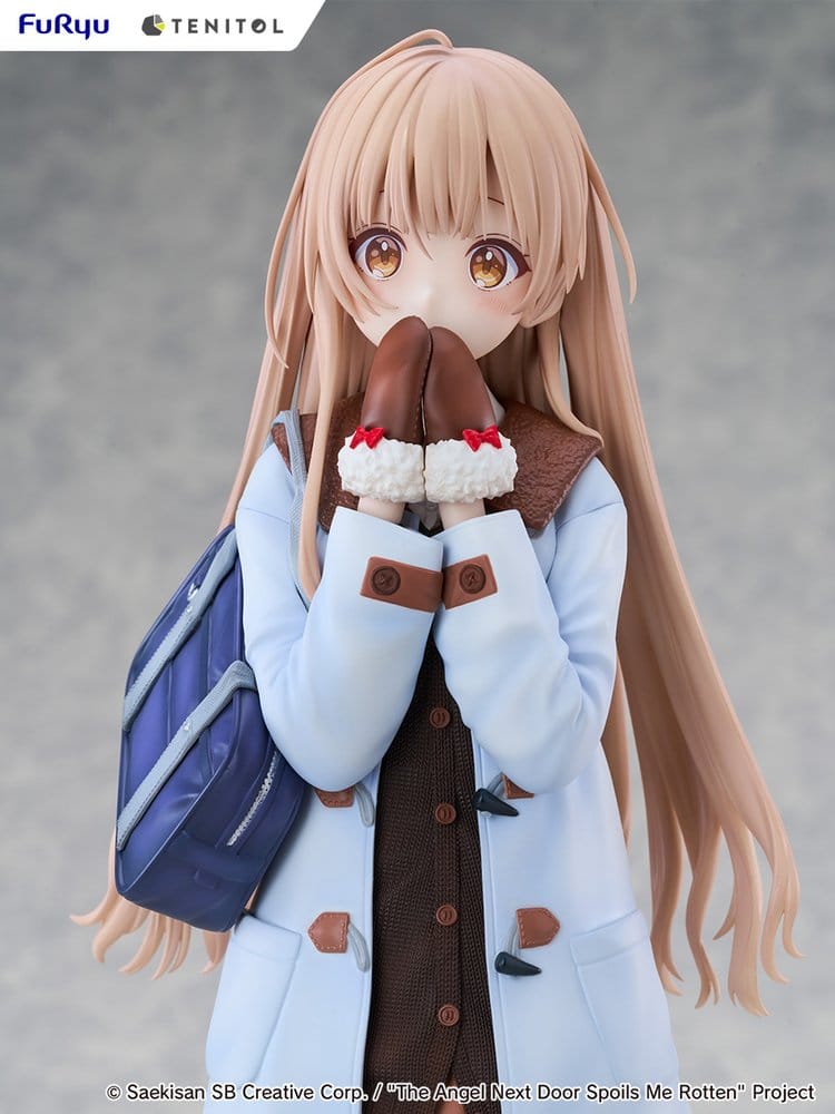 The Angel Next Door Spoils Me Rotten Tenitol Tall PVC Figure Mahiru Shiina Winter clothes Ver. 30 cm - MangaShop.ro