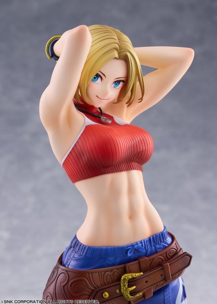 Fighting Girls Collection The King of Fighters XV PVC Figure 1/7 Blue Mary AmiAmi Limited Edition 26 cm - MangaShop.ro