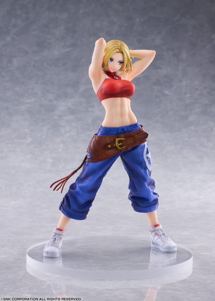 Fighting Girls Collection The King of Fighters XV PVC Figure 1/7 Blue Mary AmiAmi Limited Edition 26 cm - MangaShop.ro