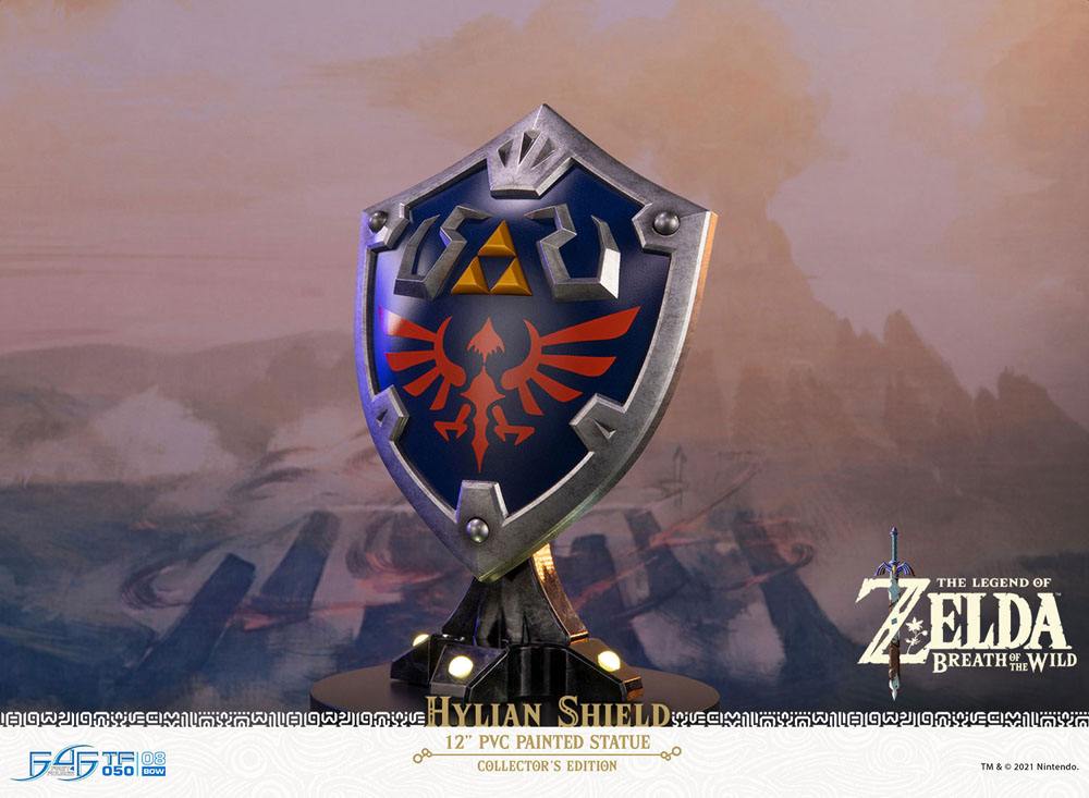 The Legend of Zelda Breath of the Wild PVC Statue Hylian Shield Collector's Edition 29 cm - MangaShop.ro
