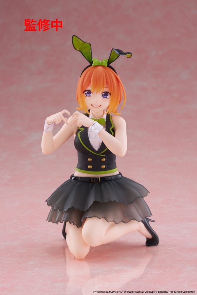 The Quintessential Quintuplets 3 PVC Statue Desktop Cute Figure Yotsuba Nakano (Bunny Ver.) 13 cm - MangaShop.ro