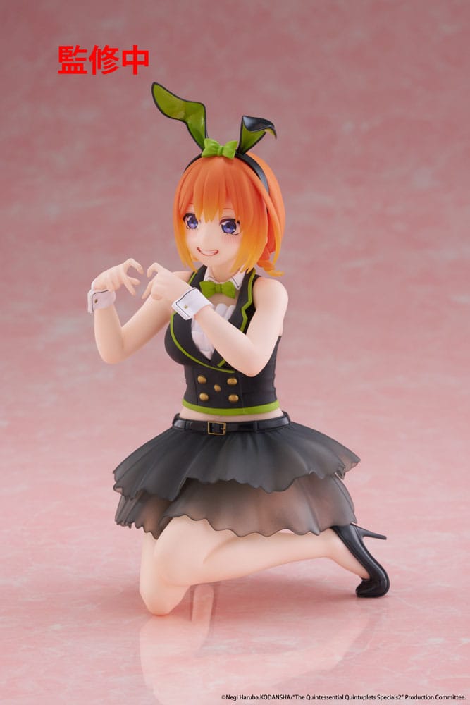 The Quintessential Quintuplets 3 PVC Statue Desktop Cute Figure Yotsuba Nakano (Bunny Ver.) 13 cm - MangaShop.ro